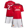 Officiële Voetbalshirt + Korte Broek Manchester United Alex Telles 27 Thuis 2023-24 - Kids